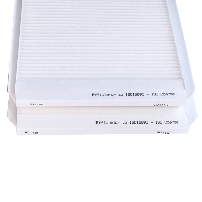 HQ-Filters Itho Daalderop HRU 400 Filtersatz - 2 Stück | G4 | 180×535×20 mm | HQ-Filters Huismerk | ISO Grob 65% | Kompatibel mit 05-00650