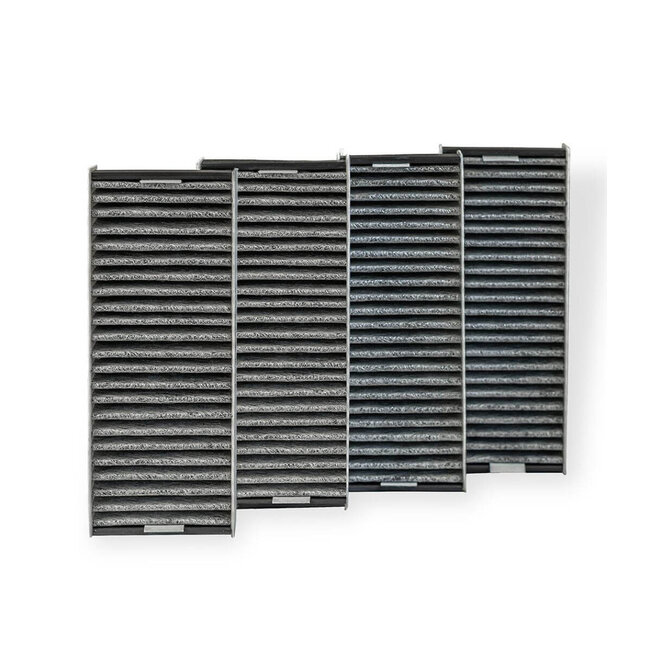 HQ-Filters Siemens 17004796 Aktivkohlefilter Set (4 Stück) – CleanAir – 75×194×35 mm – HQ-Filters Eigenmarke