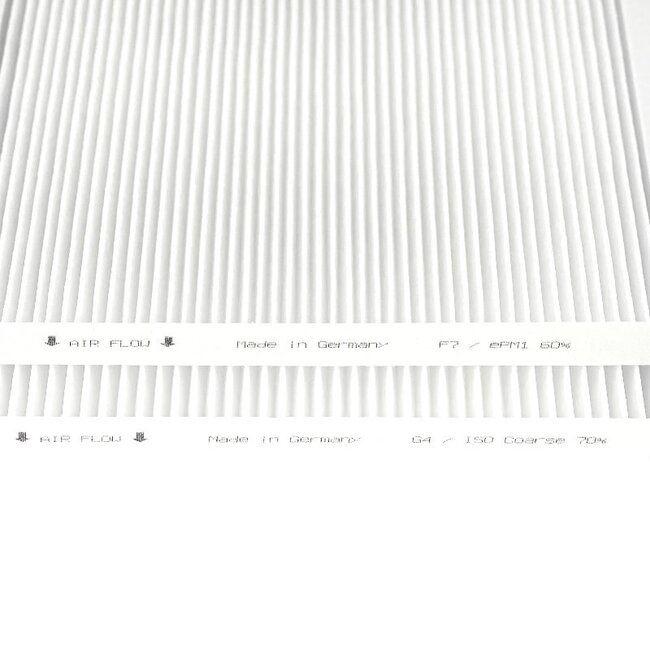 HQ-Filters Vasco DX4/DX5/DX6 Filtersatz - 2 Stück | G4+F7 | 275×275×20 mm | HQ-Filters Hausmarke