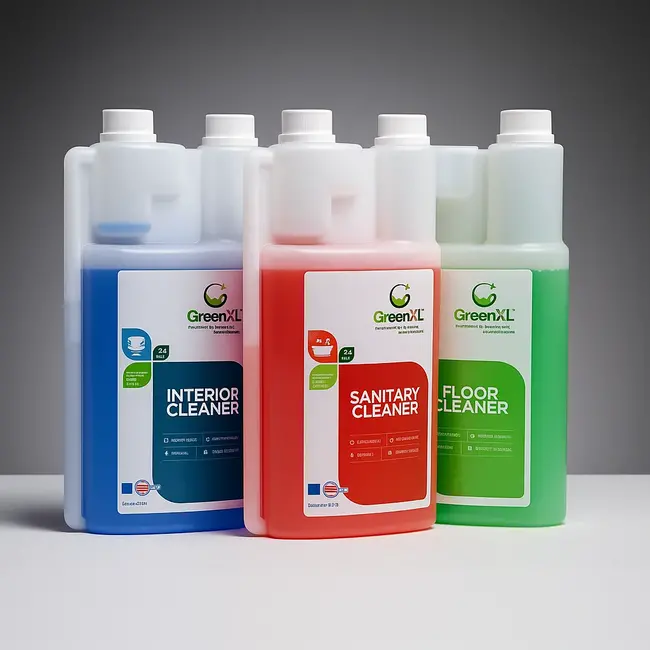 Green XL Green XL Reinigungsset – 3 biologisch abbaubare Reiniger für Innenraum, Boden und Sanitär