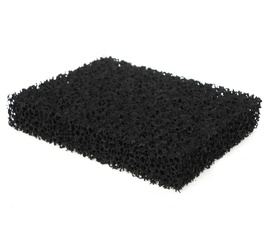 Activated Carbon Mat 500 × 500 × 12 mm - Odour filter for Ventilation & Air Purification