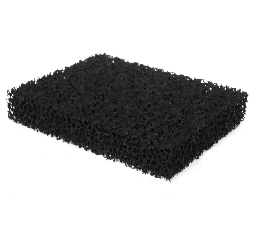 Activated carbon filter mat 1000 × 2000 × 12 mm – Large format filter foam – Impregnated with activated carbon – Original quality
