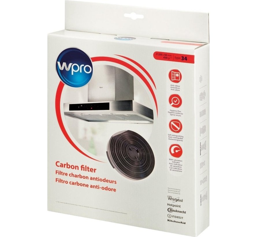 WPRO - Carbon filter Type 34 - 484000008610