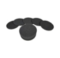 Replacement air filter for Tecalor LVE WA wall and ceiling outlet