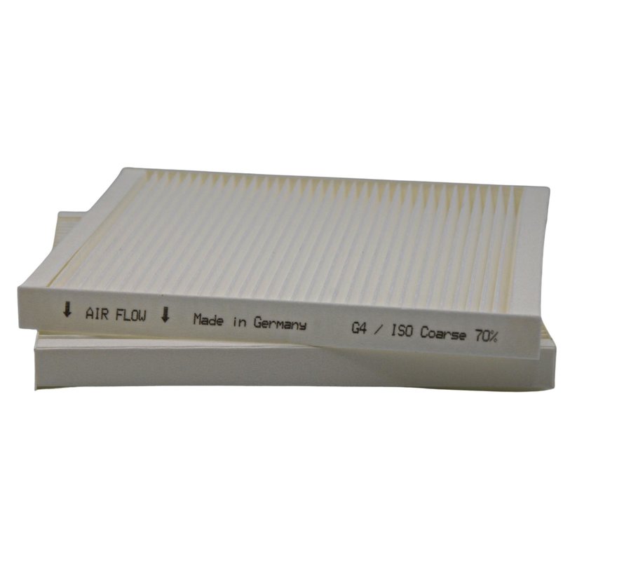 Vasco DX4/DX5/DX6 filter set - 2 pieces | G4+F7 | 275×275×20 mm | HQ-Filters house brand