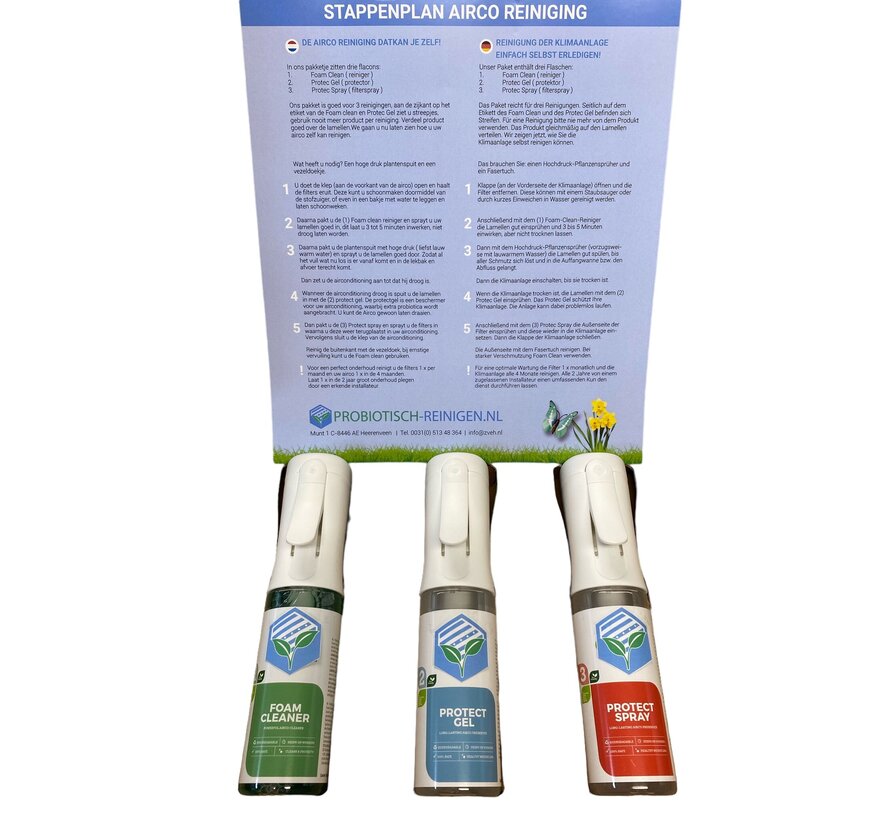 Air conditioning DIY cleaning kit