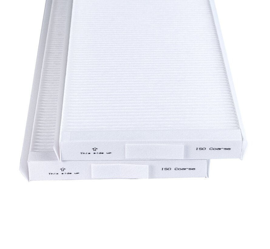Zehnder ComfoAir Q 350 / 450 / 600 filter set - 2 pieces | G4+G4 | 160×500×20 mm | House brand