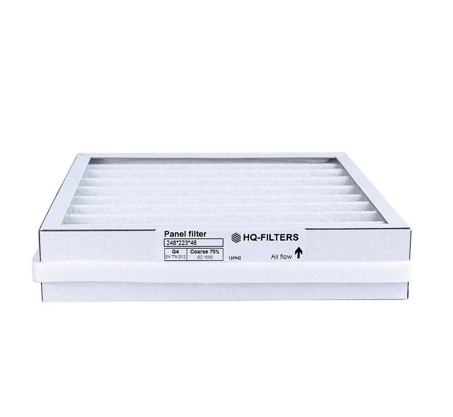 Inventum Modul-AIR Red/Blue Filter G4 - HQ-Filters House Brand - 248×223×46 mm - ISO Coarse 75% - Z-line construction - Compatible with S1090030