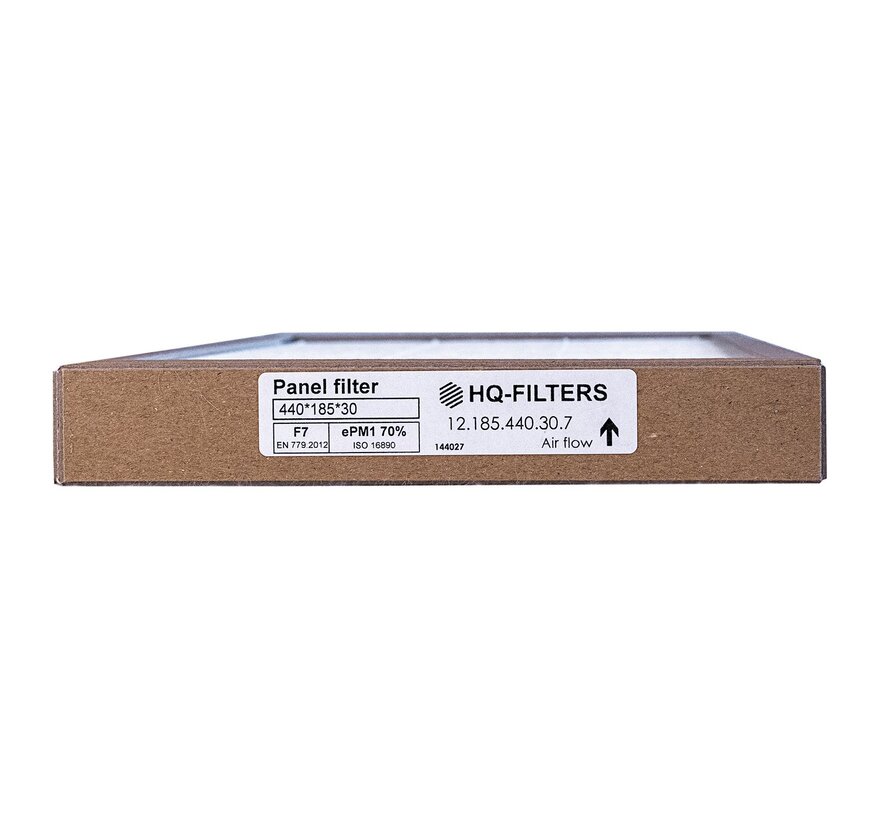 NIBE SAM 40 Pollen Filter F7 - HQ-Filters House Brand - 185×440×30 mm - ePM1 70% - Supply Air - Mini Pleat - Suitable for models up to 06-2020