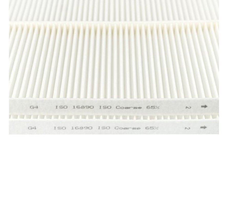 House brand filter set for Itho Daalderop Apure Vent D250 WTW units - G4 filters (2 pieces), suitable for optimal air purification in the home.