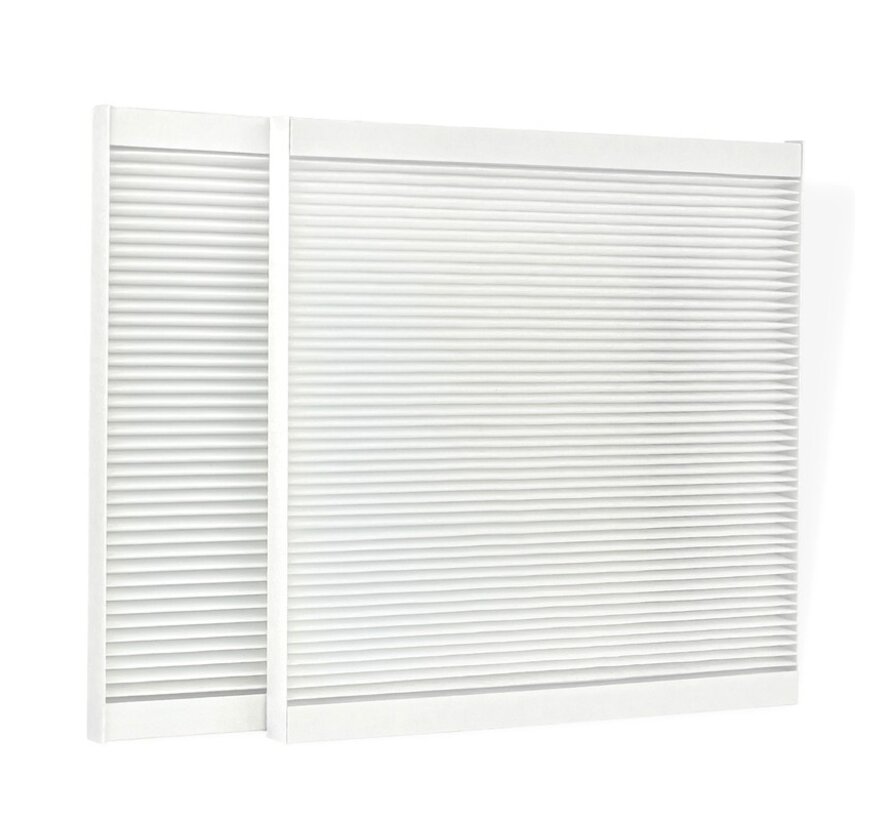 Vasco DX4/DX5/DX6 filter set - 2 pieces | G4+F7 | 275×275×20 mm | HQ-Filters house brand