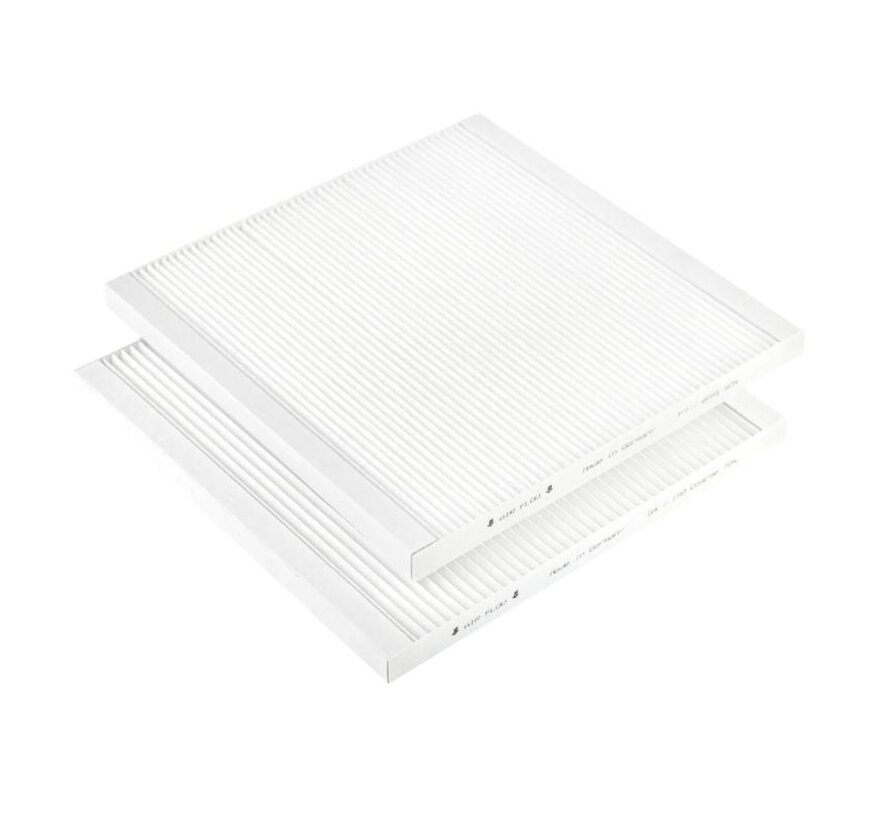 Vasco DX4/DX5/DX6 filter set - 2 pieces | G4+F7 | 275×275×20 mm | HQ-Filters house brand