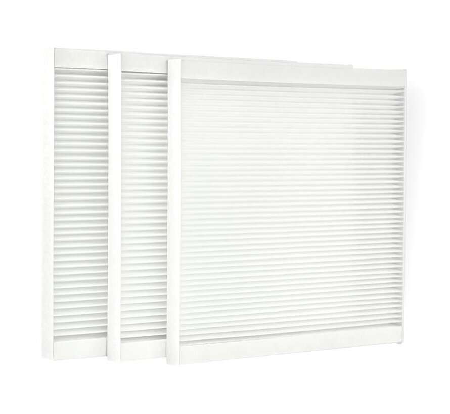 Vasco DX4/DX5/DX6 filter set - 3 pieces | G4+G4+F7 | 275×275×20 mm | HQ-Filters house brand