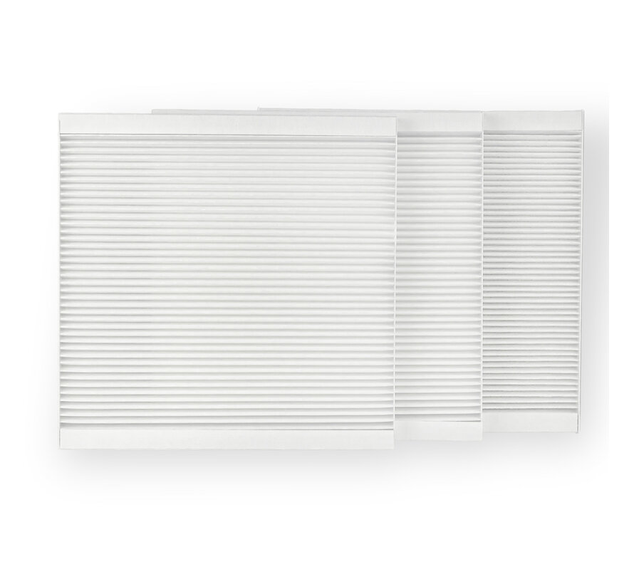 Vasco DX4/DX5/DX6 filter set - 3 pieces | G4+G4+F7 | 275×275×20 mm | HQ-Filters house brand