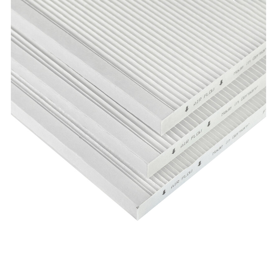 Vasco DX4/DX5/DX6 filter set - 3 pieces | G4+G4+F7 | 275×275×20 mm | HQ-Filters house brand