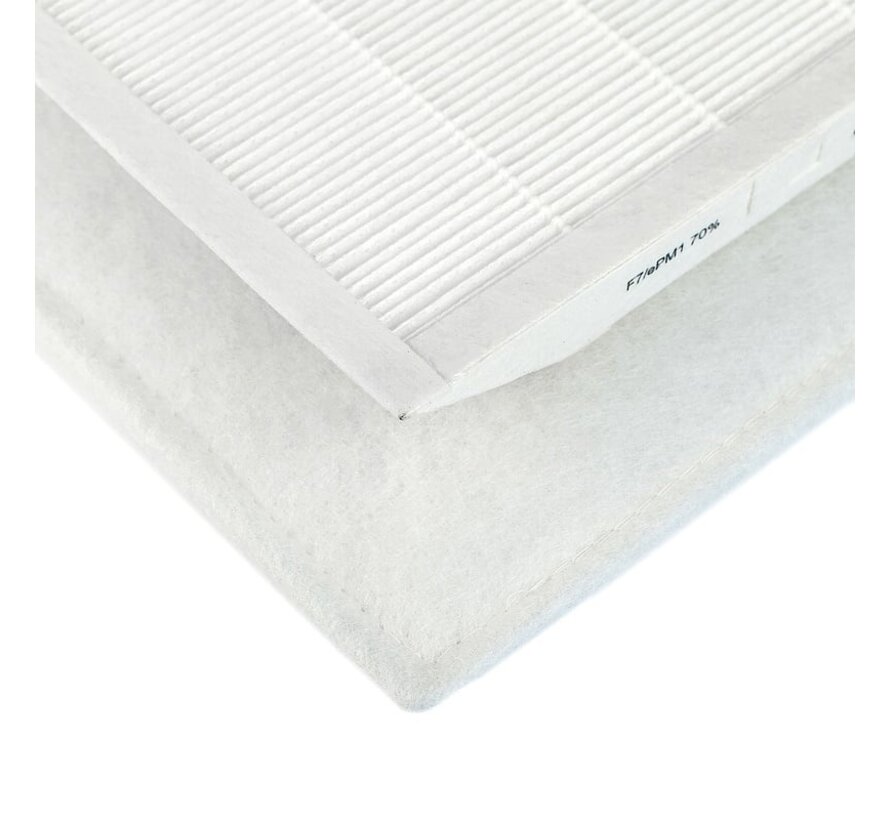 Brink Flair 300 / 400 filter set - 2 pieces | G4+F7 | 245×510 mm | House brand