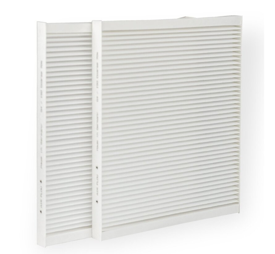 Vasco D400 II filter set - 2 pieces | G4+G4 | 230×230×20 mm | HQ-Filters house brand