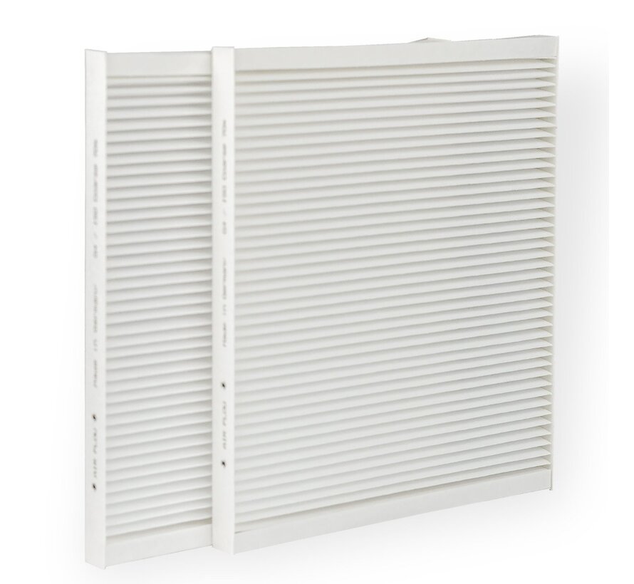 Vasco D400EP II filter set - 2 pieces | G4+G4 | 230×275×20 mm | HQ-Filters house brand