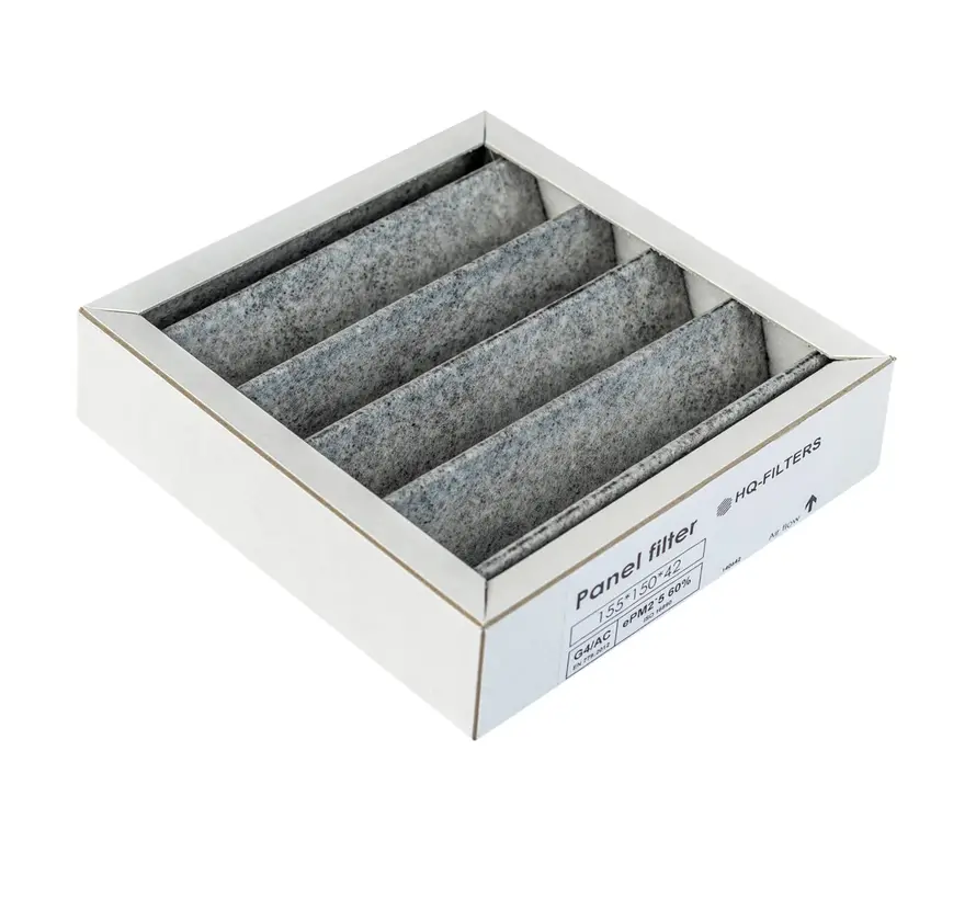 Philips HR4978 Filter - ePM2.5 60% - HQ-Filters Huismerk - 155×150×42 mm - With activated carbon - 482248020137 / LR4978.2 - For Silent-Air nail extractor