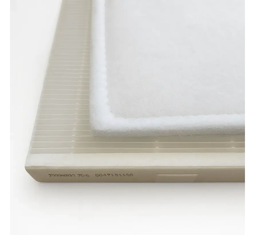 Brink Renovent Excellent 300 / 400 Filter set (2 pieces) - HQ-Filters Huismerk - 525×185×25 mm - ePM1 70% + ISO Coarse 50% - Supply + Return