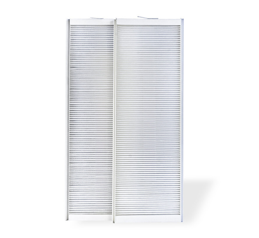 Zehnder ComfoAir E 300 / 400 F7 + F7 Filter set (2 pieces) - 160×500×20 mm - ePM1 60% - HQ-Filters house brand
