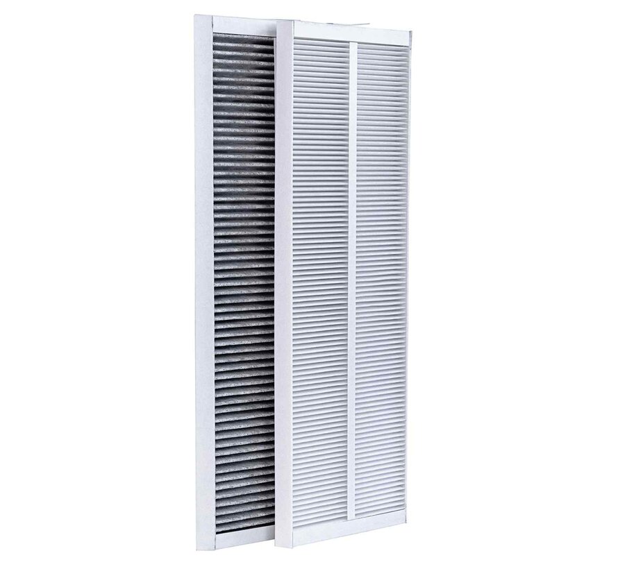 Zehnder ComfoAir PRO 300 Active Carbon Filter Set F7 + G4 - 160×500×20 mm - ePM1 60% - Supply air - Fresh Scent alternative - HQ Filters House brand
