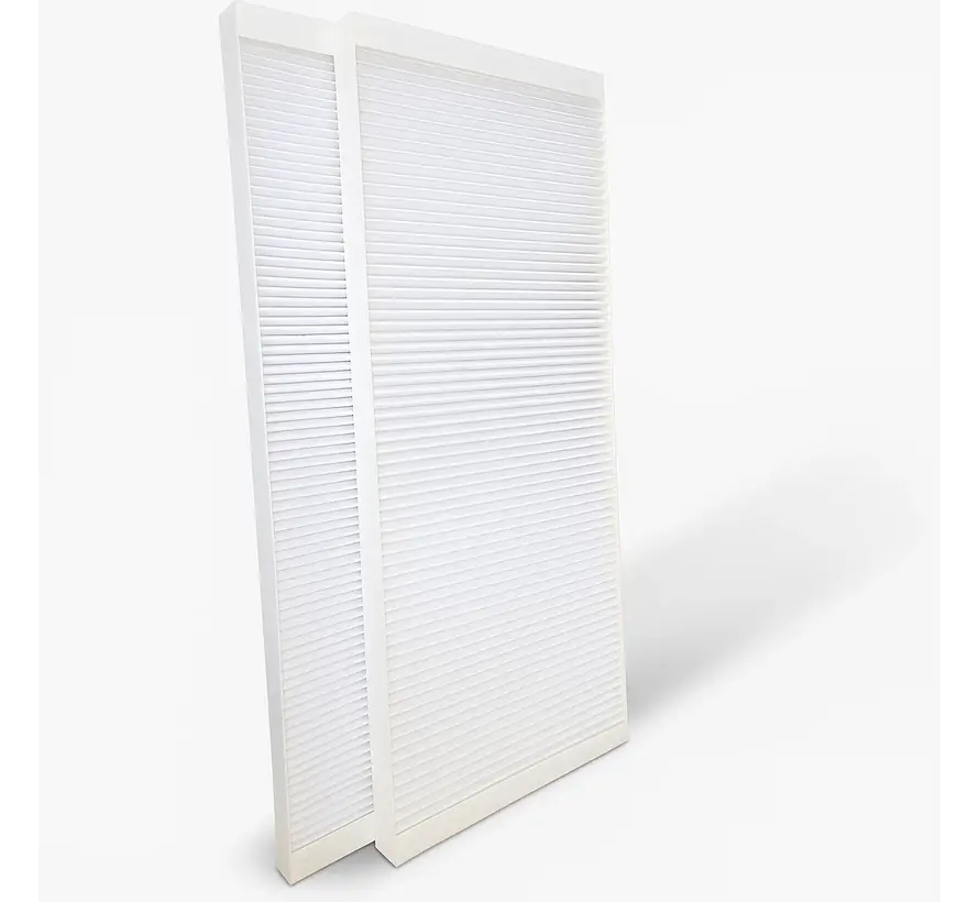 Vasco T350/T500 filter set - 2 pieces | G4+F7 | 186×481×20 mm | HQ-Filters house brand