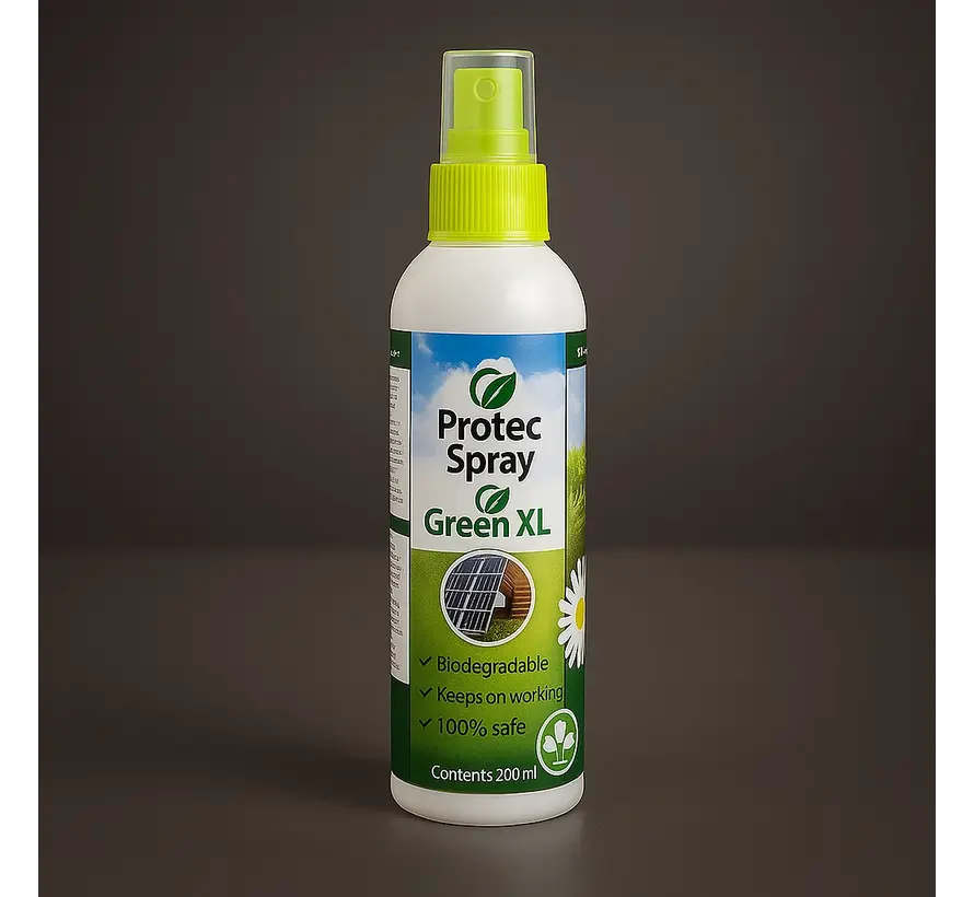 Green XL Protec Spray (200 ml), powerful probiotic cleaner for ventilation systems, heat recovery units and air conditioning filters. Organic, deodorising and cleaning.