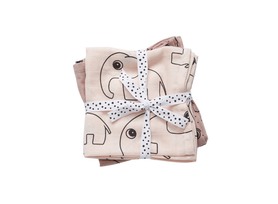 Swaddle, 2-pack, Countour, Powder