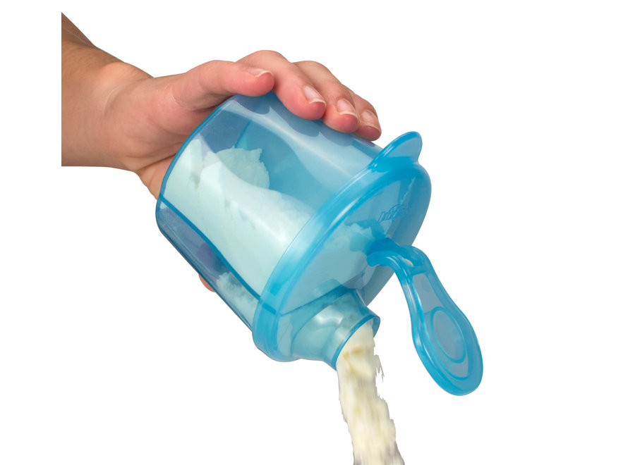 Melkpoeder dispenser blauw