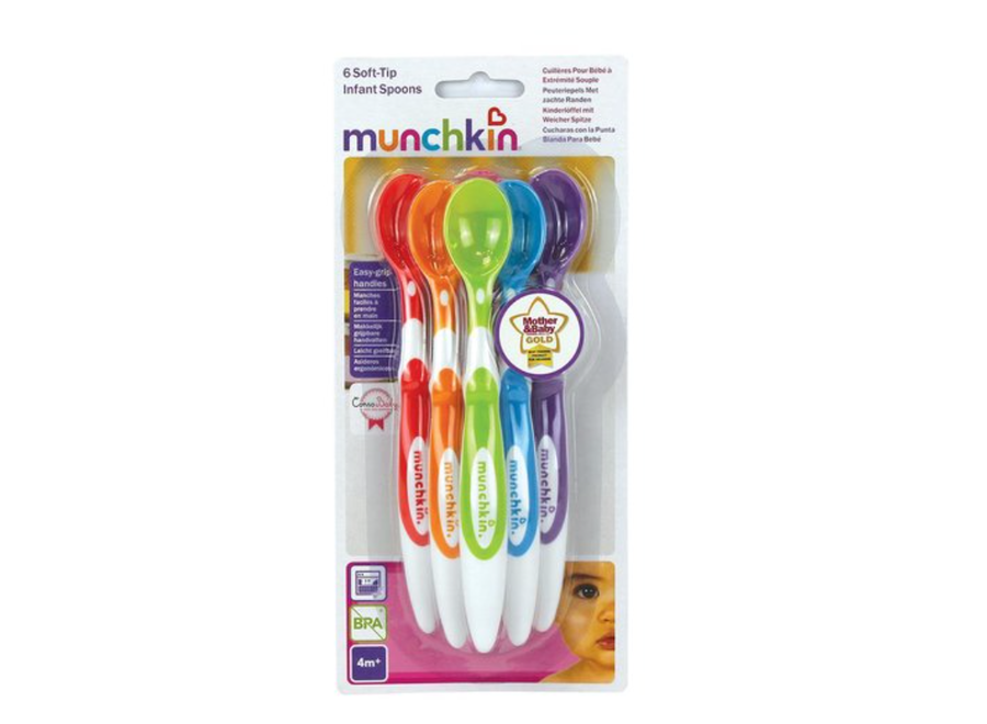 6 - pack Soft Spoons 4m+