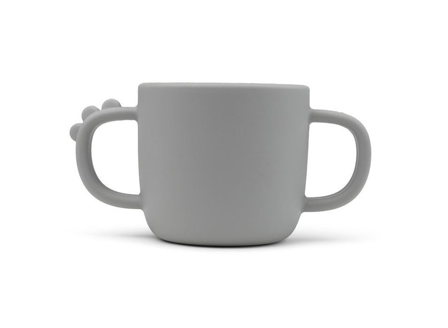 Peekaboo 2-handle cup Croco - Grey