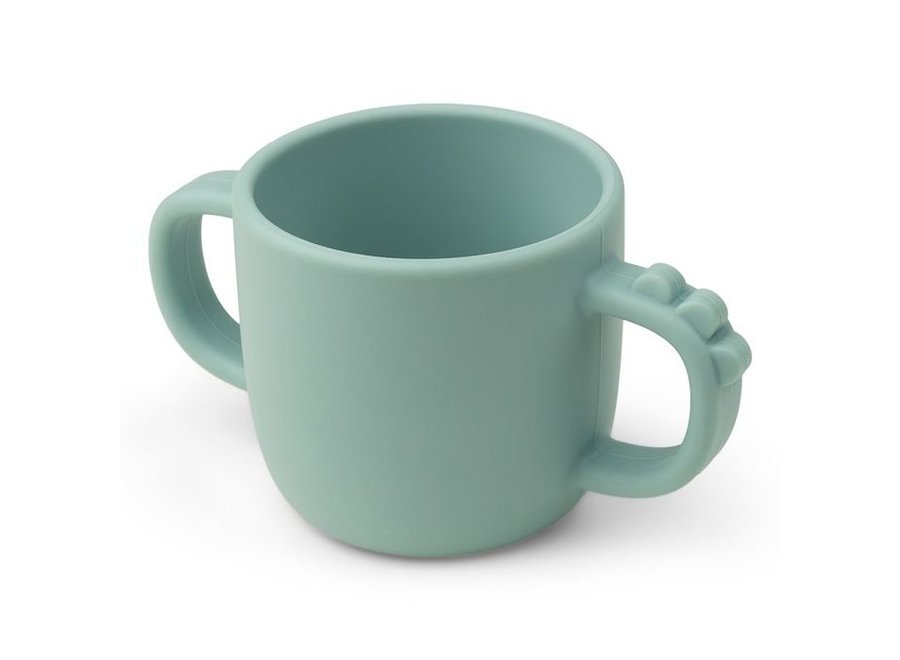 Peekaboo 2-handle cup Croco - Blue