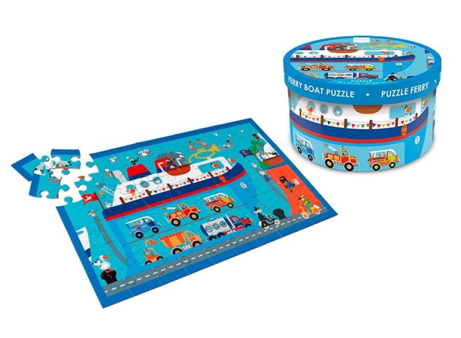 Puzzel 60 stukjes VEERBOOT