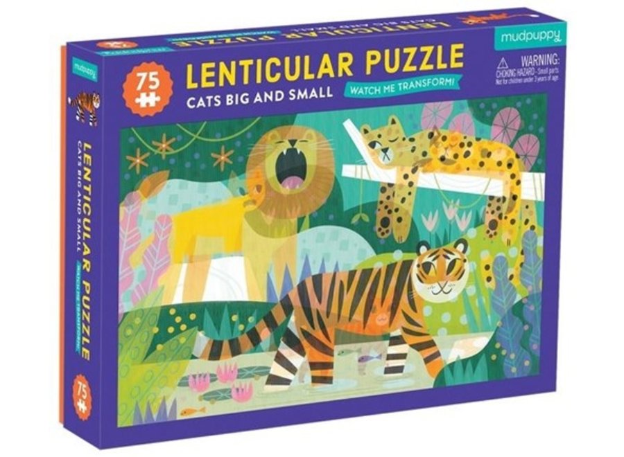 75 stukjes Lenticular/Cats Big and Small