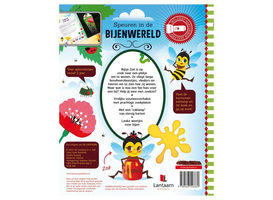Zaklampboek - speuren in de bijenwereld