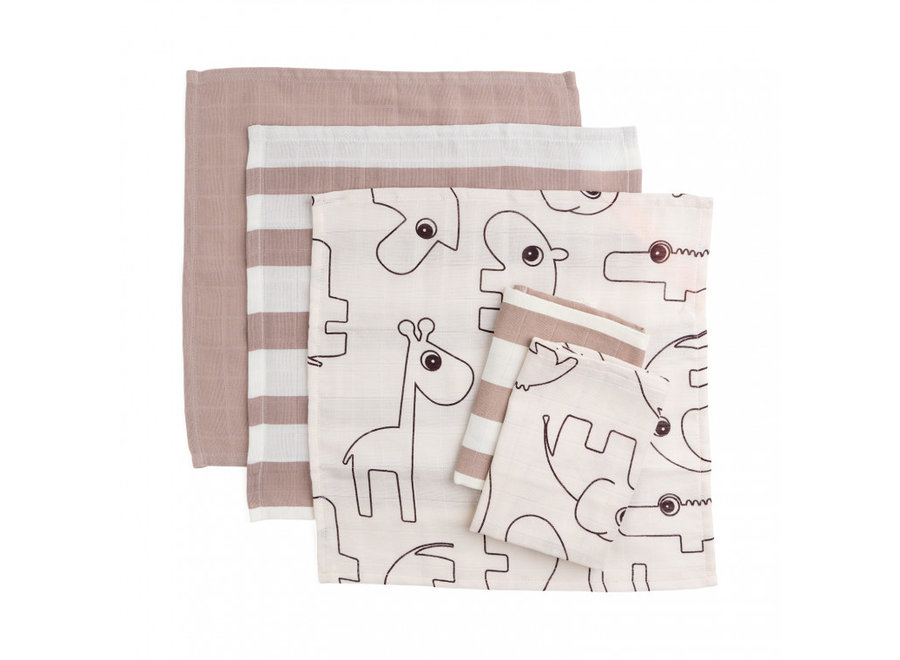 Cloth wipes 5-pack - Deer friends