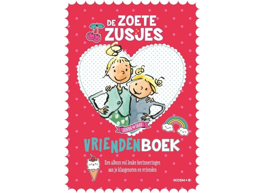 De zoete zusjes vriendenboek