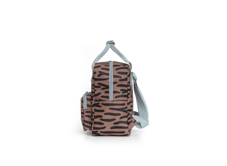 Studio Ditte Backpack Small - Tiger stripes brown
