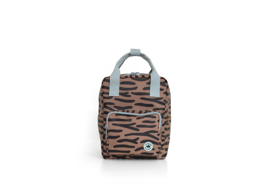 Rugzak Tiger stripes brown