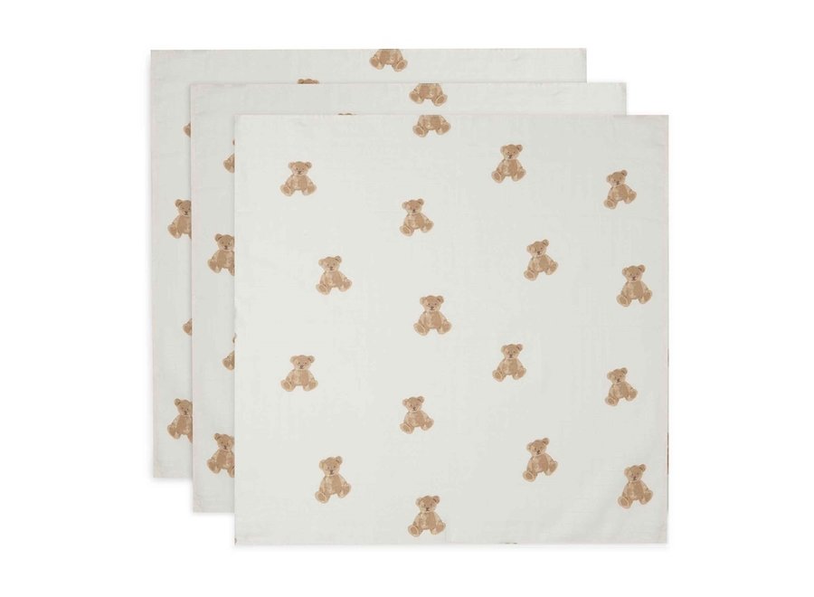 Hydrofiele Doek 70x70cm Teddy Bear (3pack)