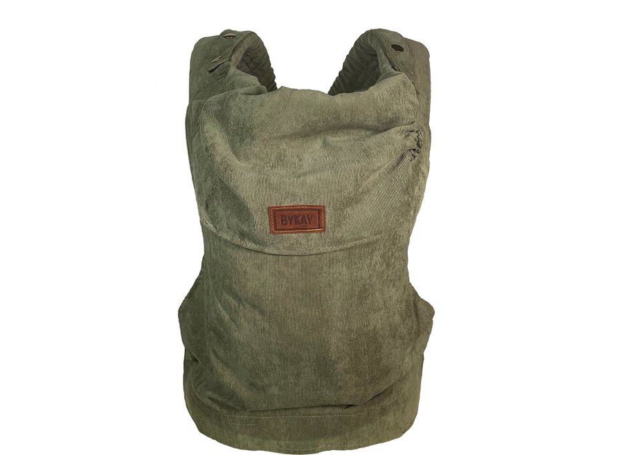 Click Carrier classic,  ribbed vetvet Zeki green