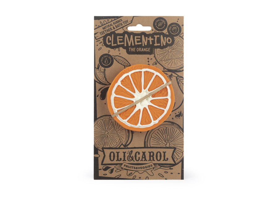 Bad- Bijtspeeltje Clementino the Orange