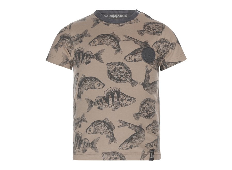 Jongens T-shirt met visjes