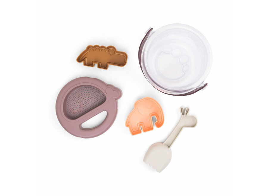 Sand play set 5 pcs Deer friends - Powder