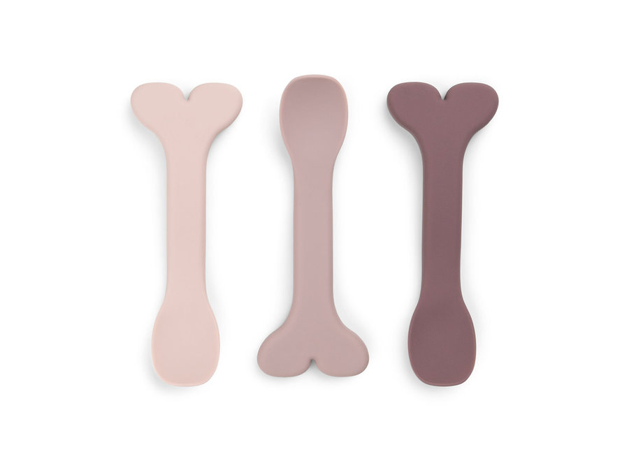 Silicone baby spoon 3-pack - Powder