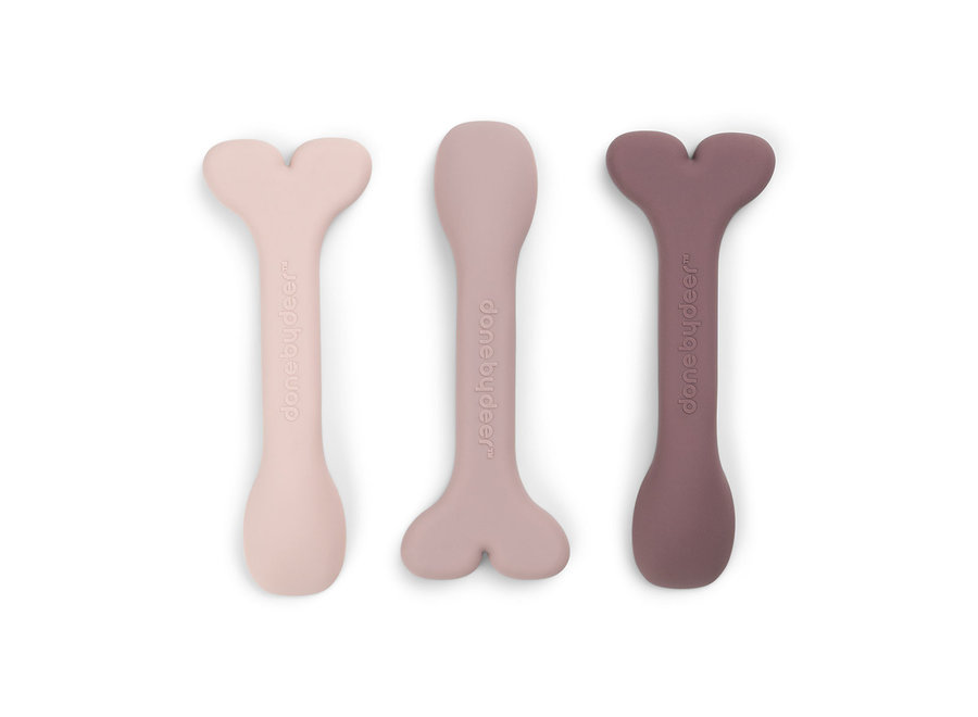 Silicone baby spoon 3-pack - Powder