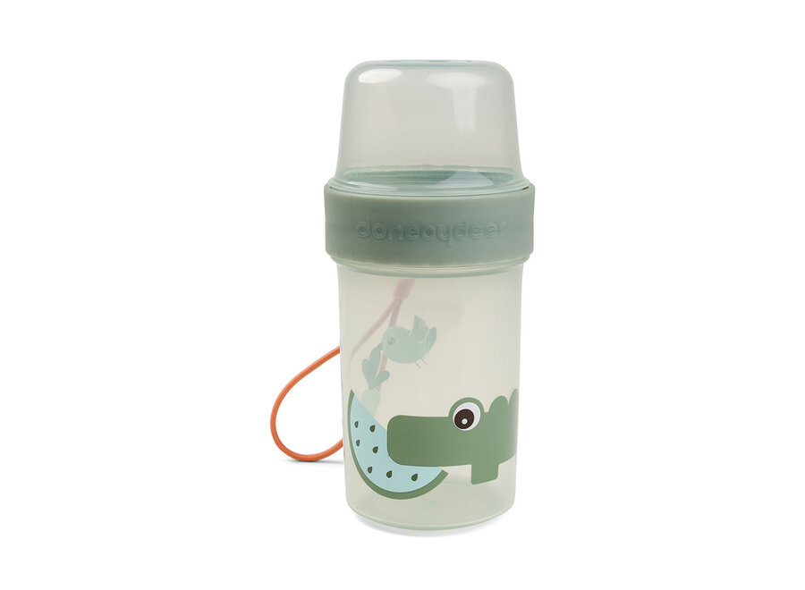 To go 2-way snack container Coco Green