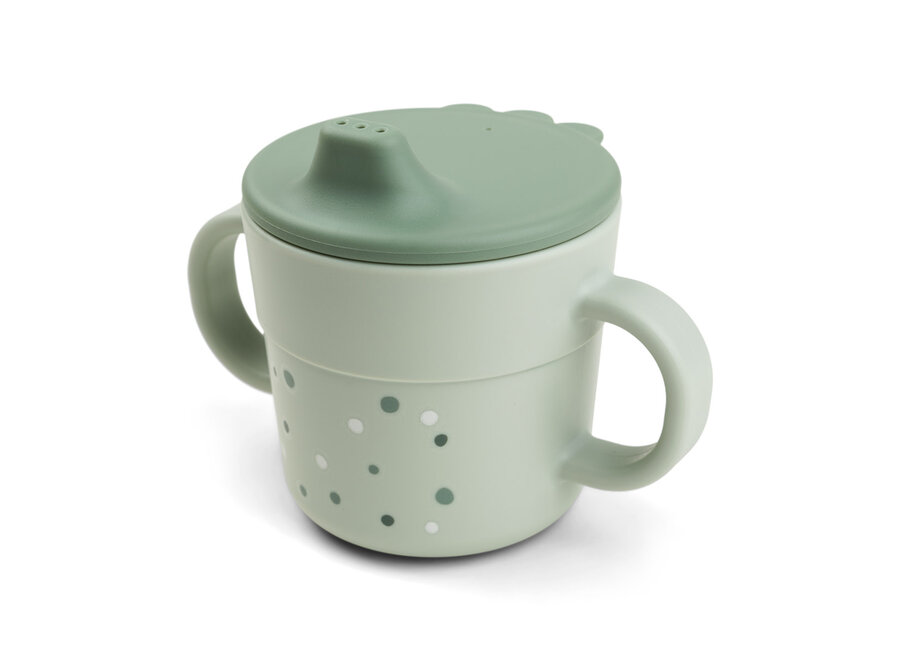 Foodie Spout Cup Happy Dots Green