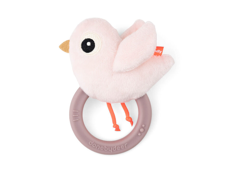 Sensory Rattle/Teether Birdee Powder